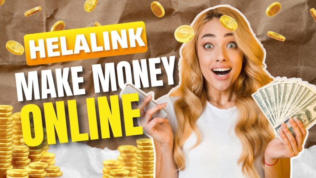 Download the Helalink app to earn money online